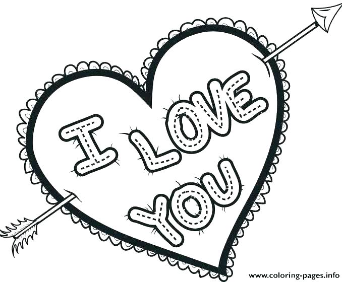 Heart Shape Coloring Pages at GetColorings.com | Free printable ...