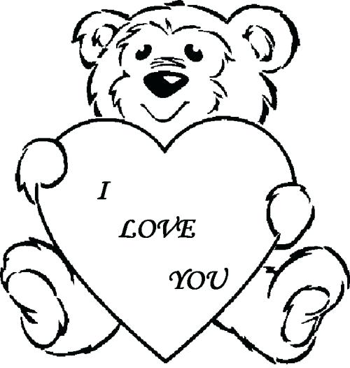 500x526 Coloring Pages With Hearts Color Pages Of Hearts Heart With Arrow