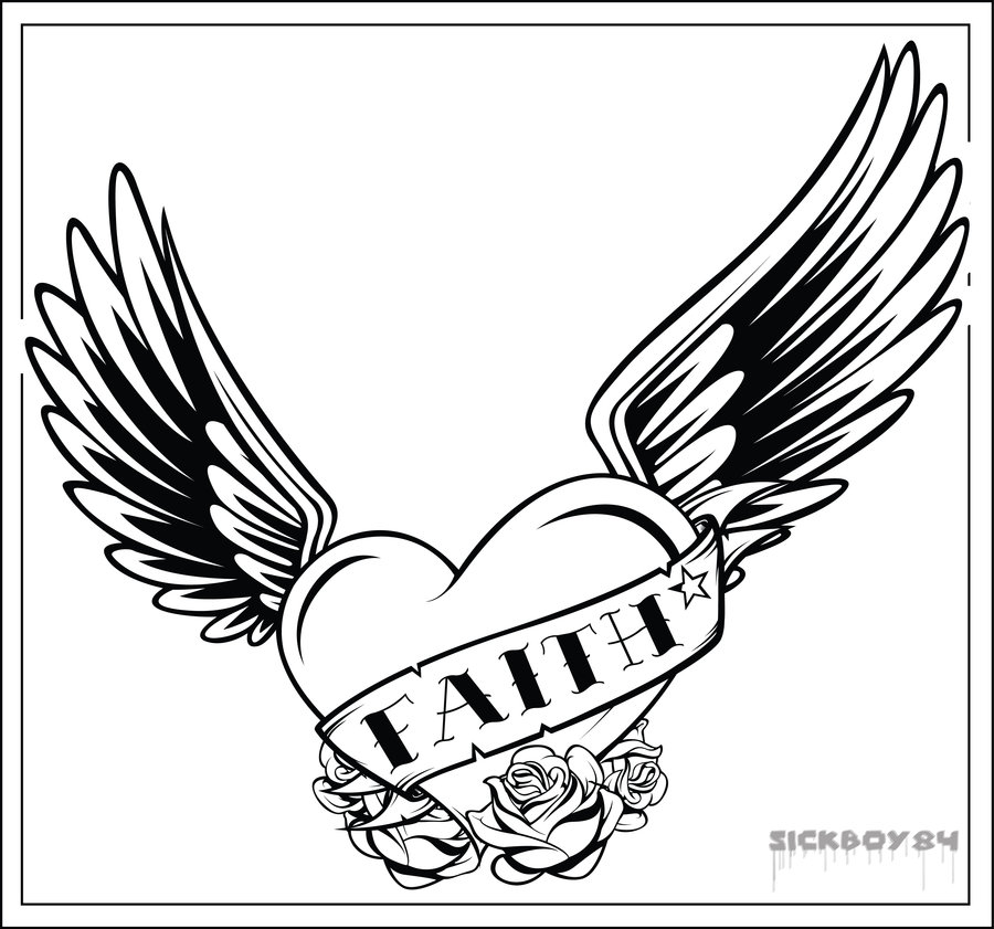 900x841 Wings Clipart Coloring Page
