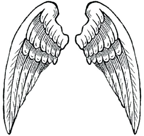 500x472 Heart With Angel Wings Coloring Pages Ink Metal Heart With Angel