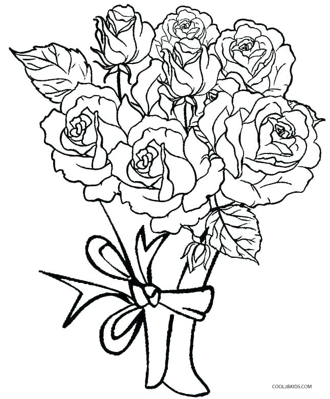 645x780 Coloring Pages Roses And Hearts Heart And Rose Coloring Pages Best