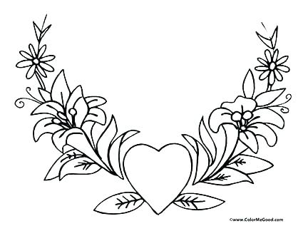 432x324 Coloring Pictures Of Roses Rose Coloring Pages Games Archives Best