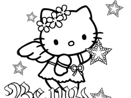 440x330 31 Hello Kitty Valentines Coloring Pages, Hello Kitty Valentine