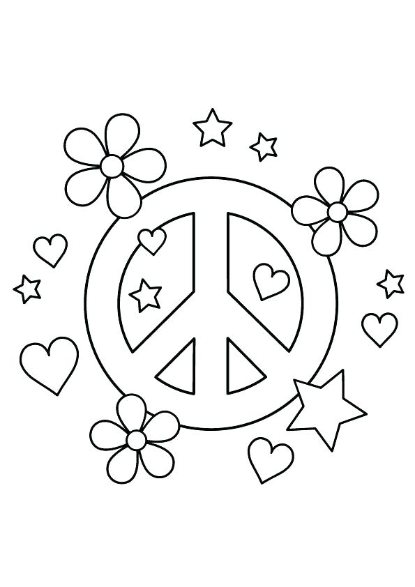 Hearts And Stars Coloring Pages at GetColorings.com | Free printable ...