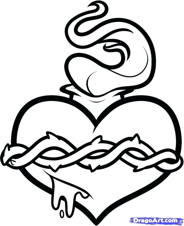 Hearts And Stars Coloring Pages at GetColorings.com | Free printable ...