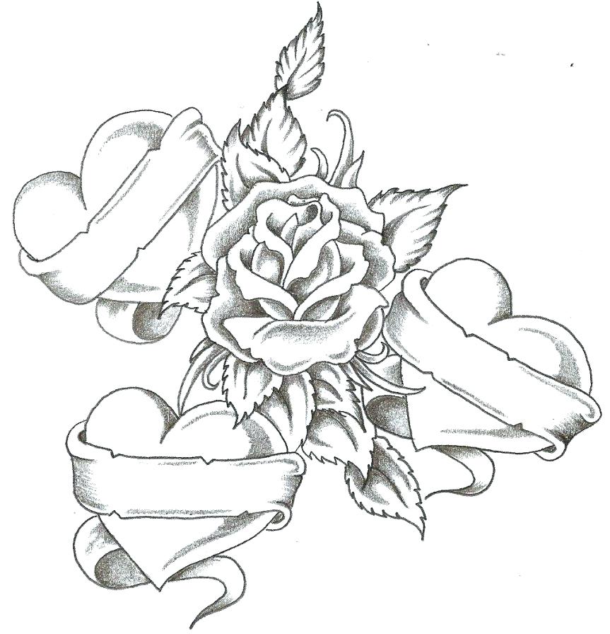 Coloring Pictures Of Roses And Hearts Coloring Pictures Of Roses 863x896 Coloring Pictures Of Roses And Hearts Coloring Pictures Of Roses