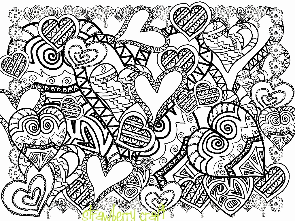Easter Coloring Pages For Adults Unique Zentangle Inspired Hearts 1024x768 Easter Coloring Pages For Adults Unique Zentangle Inspired Hearts