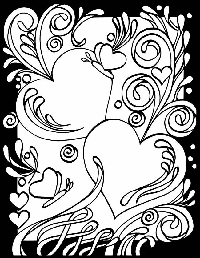 40 Best Coloring Pages (Valentine's Day) Images 650x838 40 Best Coloring Pages (Valentine's Day) Images