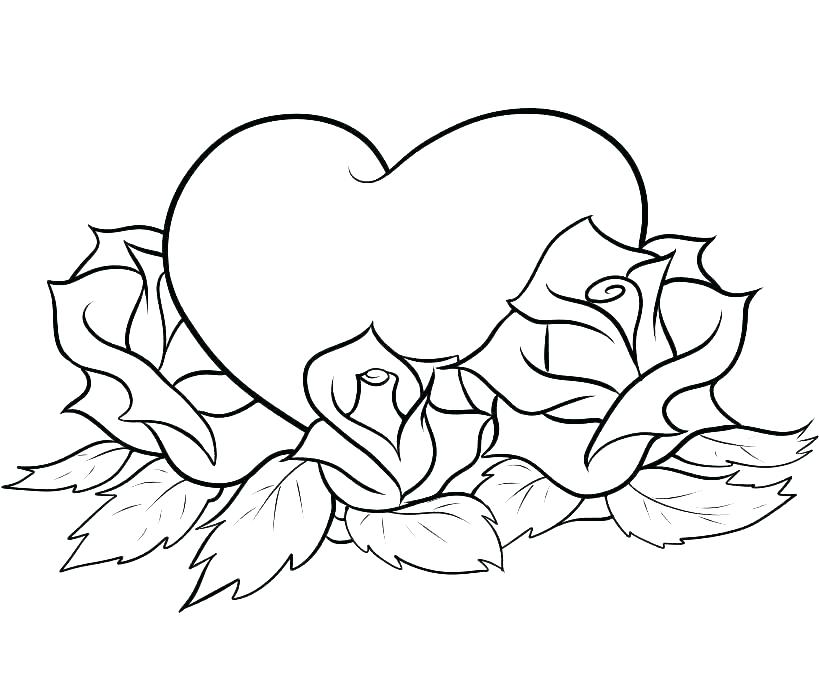 Printable Hearts To Color 819x690 Printable Hearts To Color