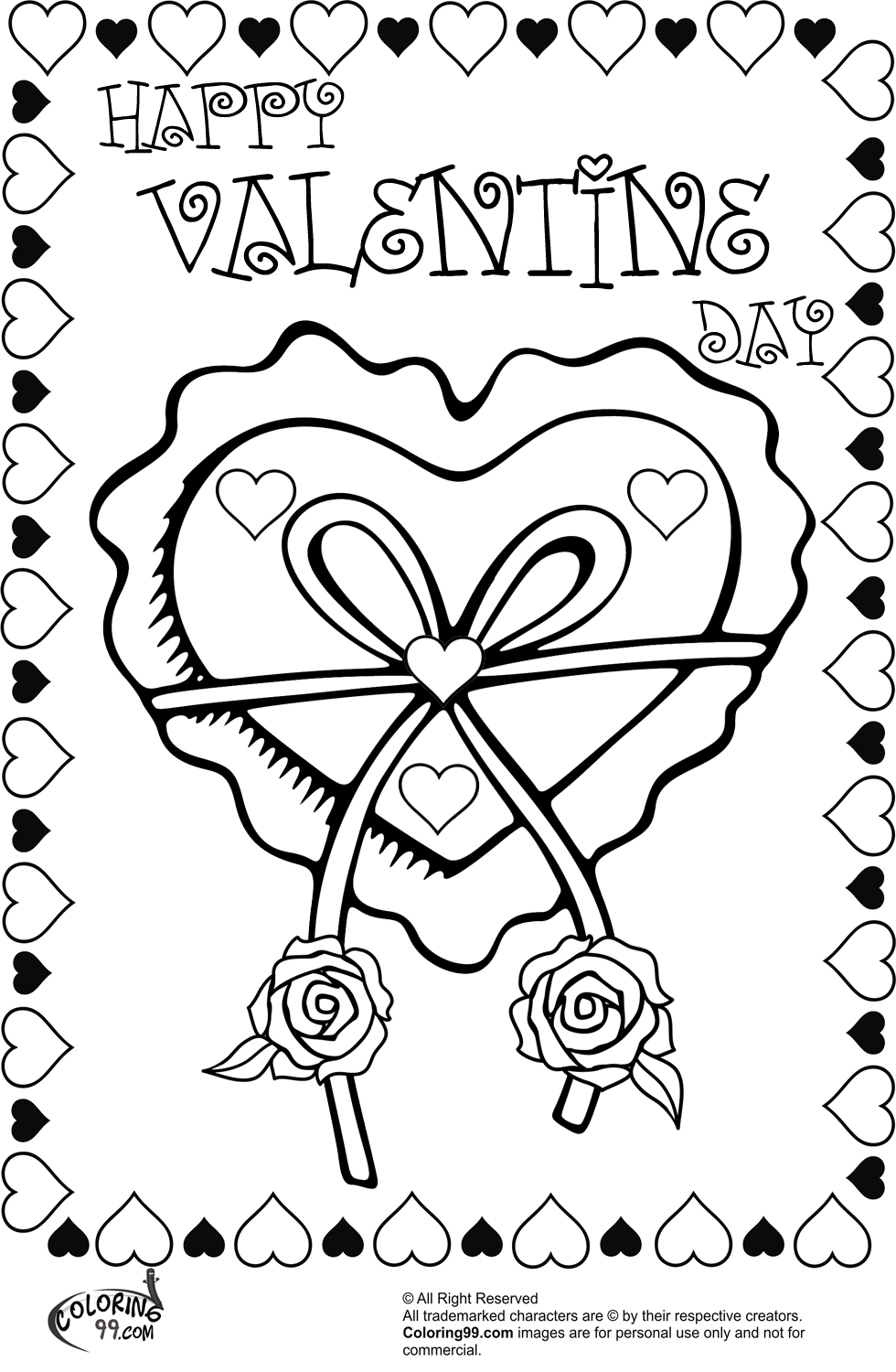 Valentine Heart Coloring Pages Minister Coloring 980x1500 Valentine Heart Coloring Pages Minister Coloring