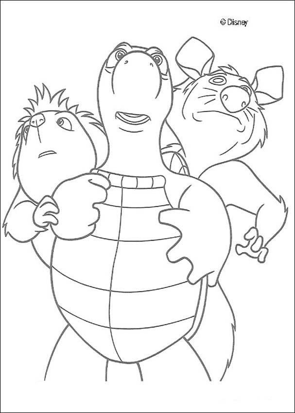 607x850 Over The Hedge Coloring Book Pages