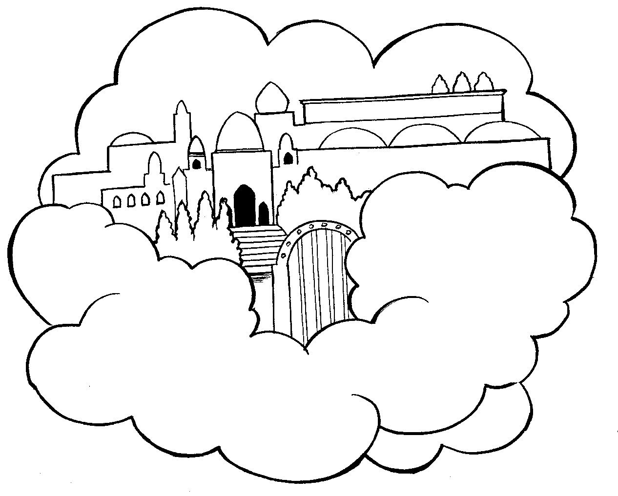 Heaven Coloring Pages Heaven Colouring Pages 1266x1017 Heaven Coloring Pages Heaven Colouring Pages