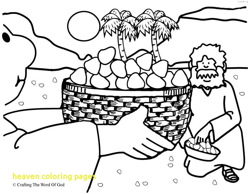 Heaven Coloring Pages With Manna From Heaven Coloring Page 800x626 Heaven Coloring Pages With Manna From Heaven Coloring Page
