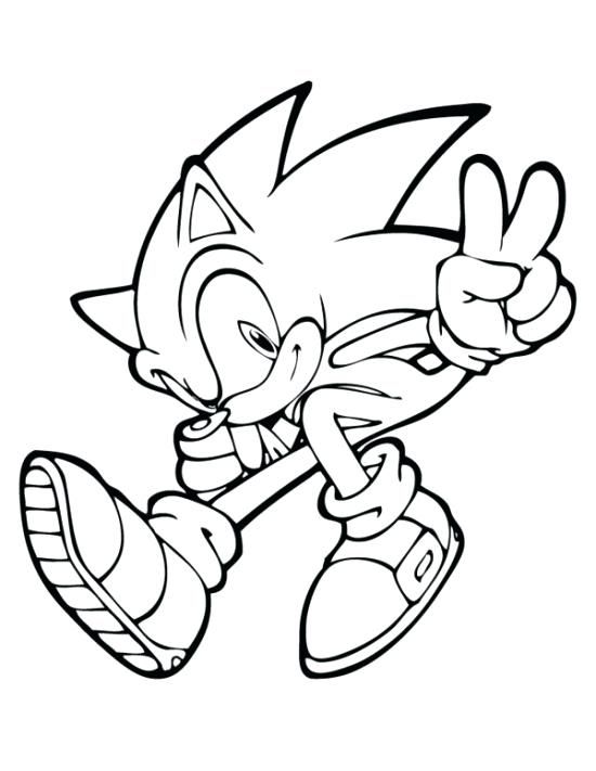 Sonic Coloring Pages Online Sonic The Hedgehog Jumping Coloring 550x711 Sonic Coloring Pages Online Sonic The Hedgehog Jumping Coloring