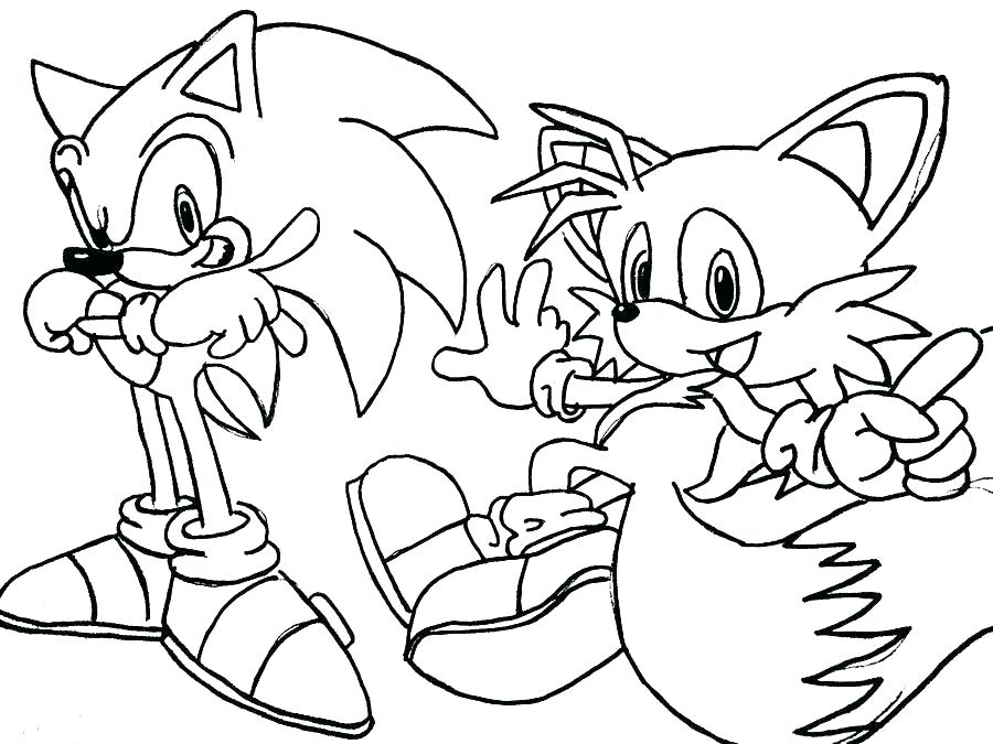 Sonic The Hedgehog Coloring Pages 900x675 Sonic The Hedgehog Coloring Pages