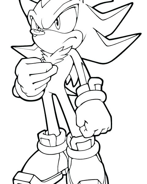 Sonic Coloring Pages Shadow Shadow The Hedgehog Coloring Pages 480x600 Sonic Coloring Pages Shadow Shadow The Hedgehog Coloring Pages