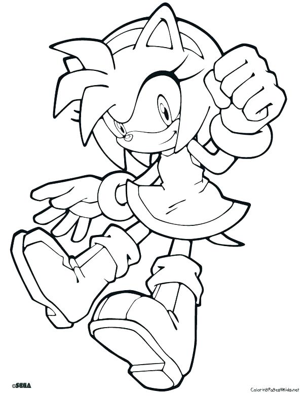 Printable Sonic The Hedgehog Coloring Pages Sonic Color Pages 600x782 Printable Sonic The Hedgehog Coloring Pages Sonic Color Pages