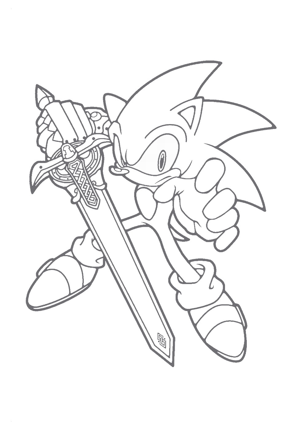 Sonic The Hedgehog Coloring Pages 987x1400 Sonic The Hedgehog Coloring Pages