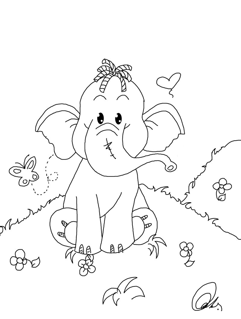 800x1058 Crammed Heffalump Coloring Pages Free Valentine Edge Day Pictures