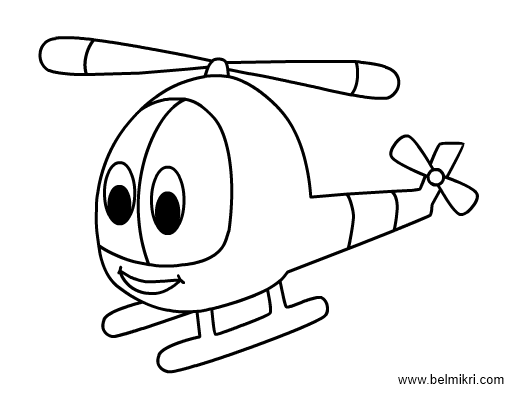 Helicopter Coloring Pages 520x400 Helicopter Coloring Pages