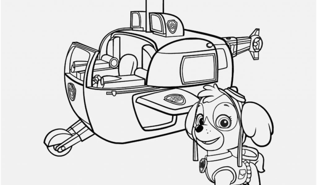 1024x600 Printable Paw Patrol Coloring Pages Picture Paw Patrol Skye S