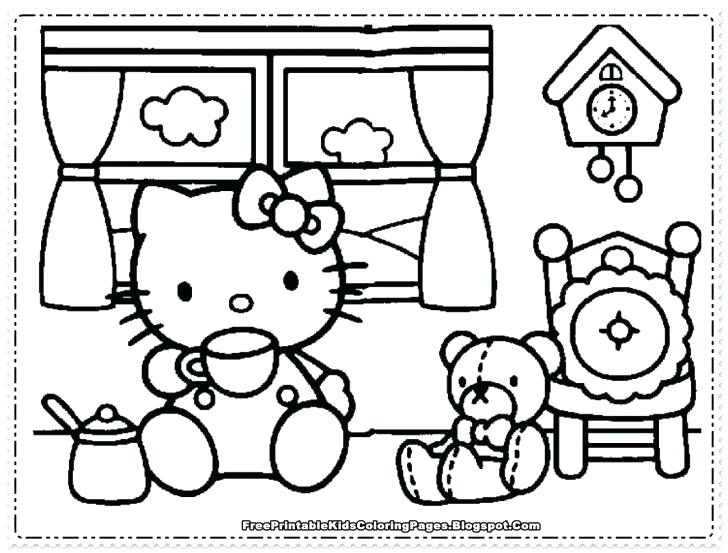 728x553 Hello Kitty Christmas Coloring Page Hello Kitty Coloring Pages