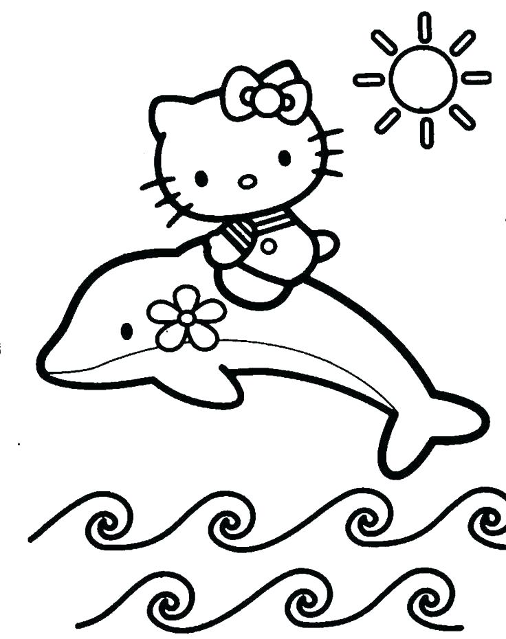 736x930 Hello Kitty Halloween Coloring Pages To Print Colouring Printable
