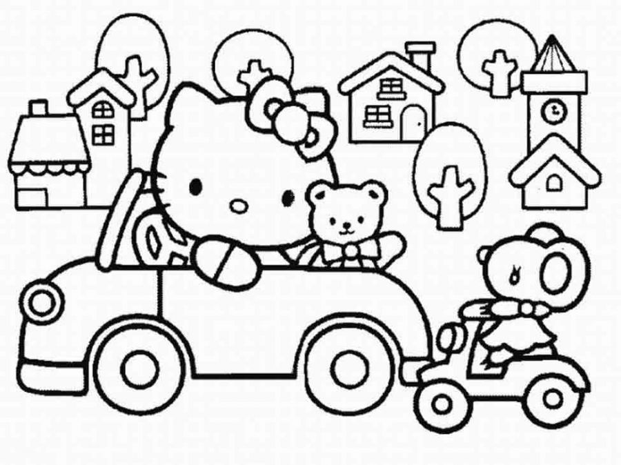 Hello Kitty Coloring Pages ( Coloring Hello Kitty 900x674 Hello Kitty Coloring Pages ( Coloring Hello Kitty