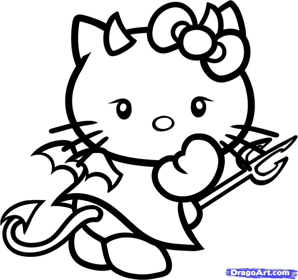 975x915 Devil Emoji Coloring Pages Page Image Clipart Images