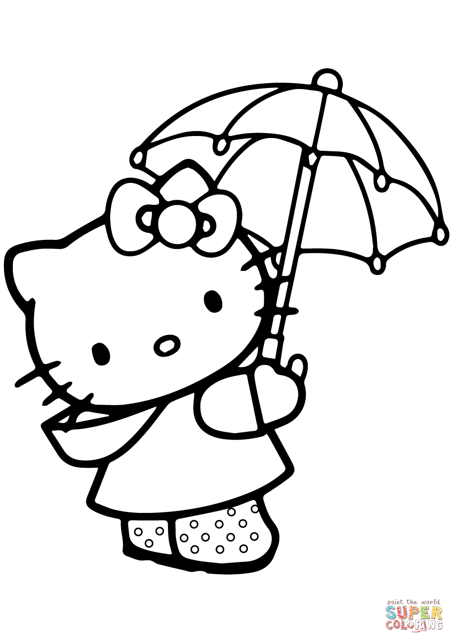 Hello Kitty Beach Coloring Pages - Hello Kitty Beach Coloring Pages 28