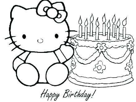 Hello Kitty Birthday Coloring Pages Hello Kitty Birthday Coloring 440x330 Hello Kitty Birthday Coloring Pages Hello Kitty Birthday Coloring