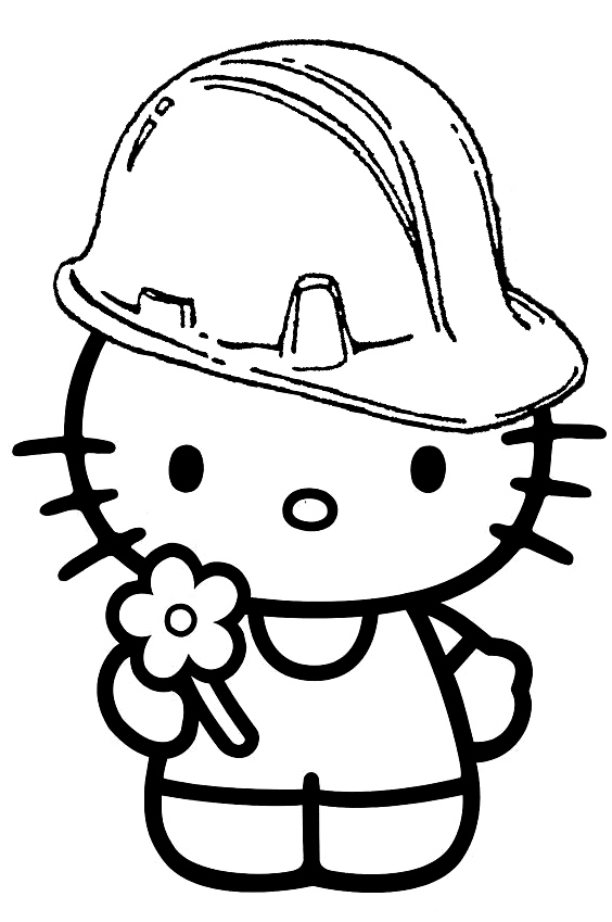 564x849 Hello Kitty Coloring Pages For Kids