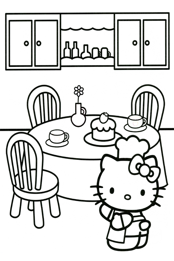 567x850 Hello Kitty Coloring Pages Overview With A Lot Of Kitties
