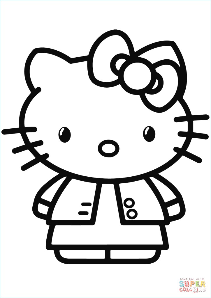 Hello Kitty Ballerina Coloring Page 724x1024 Hello Kitty Ballerina Coloring Page