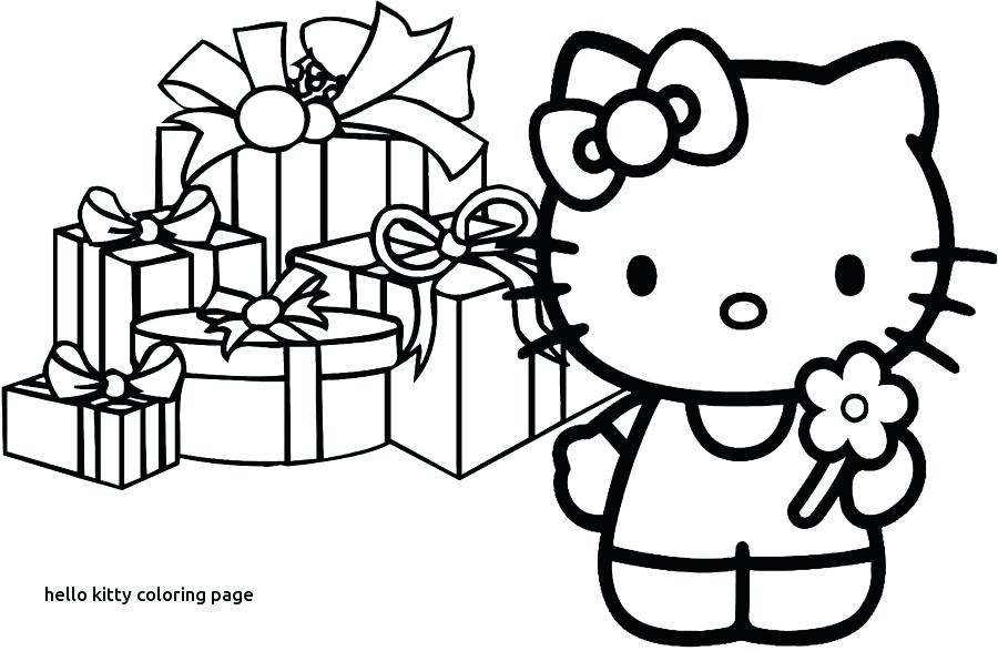 900x587 Christmas Coloring Pages Hello Kitty Christmas Coloring Sheets