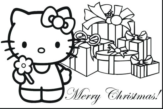 Hello Kitty Christmas Coloring Page Hello Kitty Coloring Pages 520x350 Hello Kitty Christmas Coloring Page Hello Kitty Coloring Pages