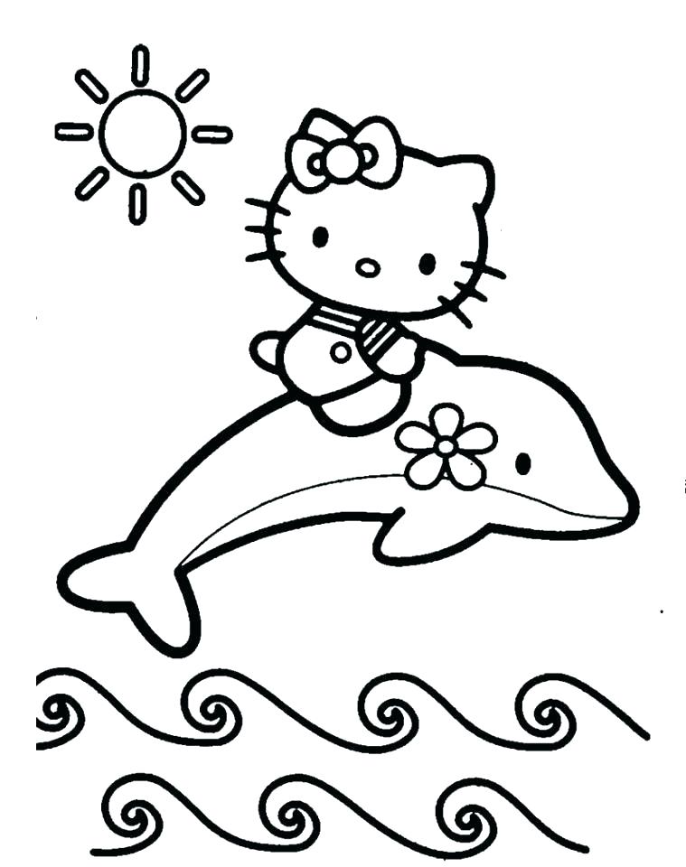 759x960 Hello Kitty Christmas Coloring Pages Hello Kitty Coloring Page