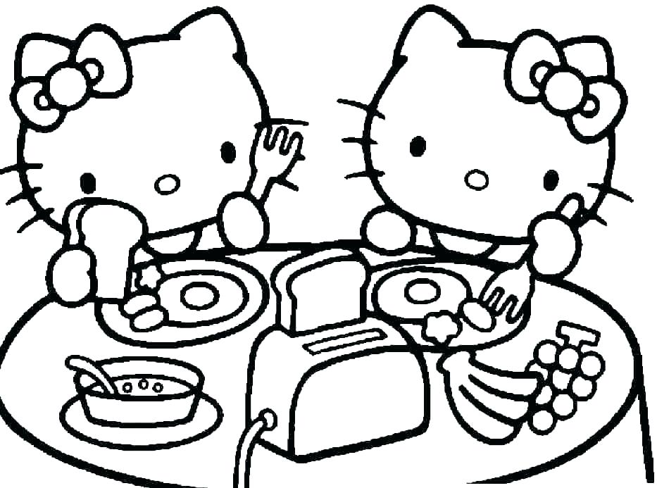 933x693 Color Pages Hello Kitty Free Hello Kitty Valentines Day Coloring