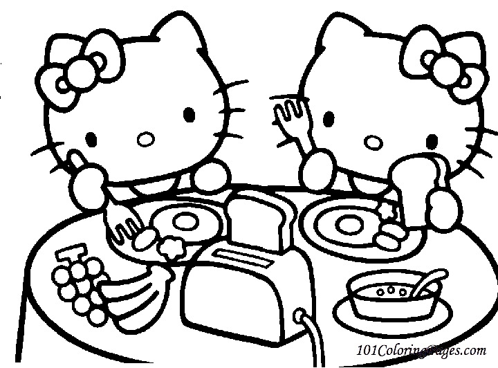 Hello Kitty Coloring Pages For Kids at GetColorings.com | Free ...