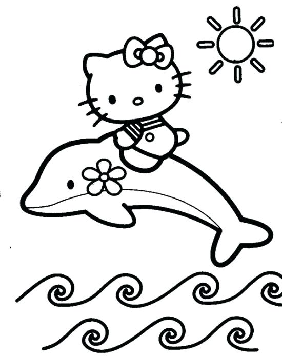 550x694 Baby Cats Coloring Pages Free Printable Hello Kitty Color Mas