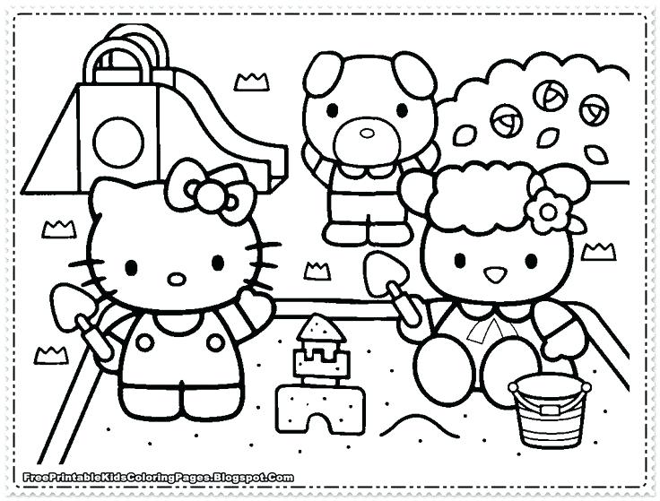 736x559 Hello Kitty Coloring Pages These Free For Kids Only The Best Are