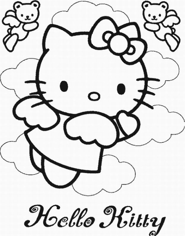 624x794 Free Hello Kitty Coloring Pages Hello Kitty Coloring Pages 13