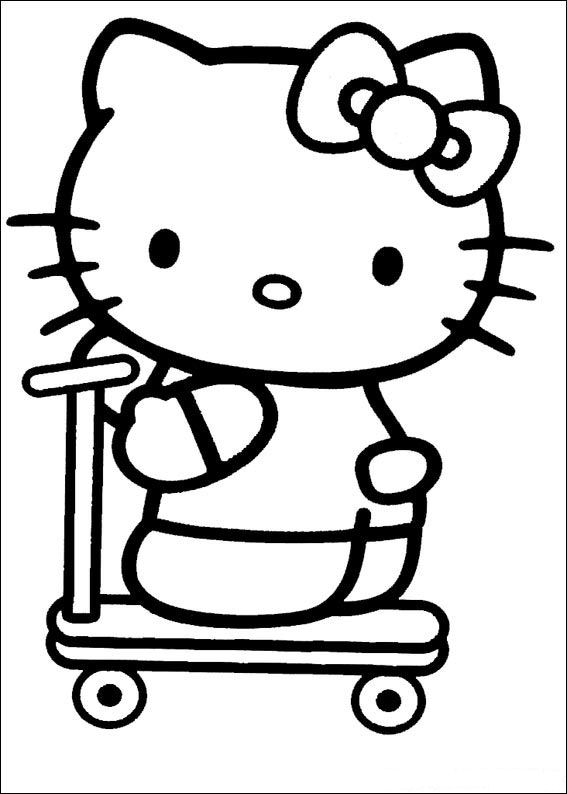 567x794 Hello Kitty Coloring Page Tv Series Coloring Page