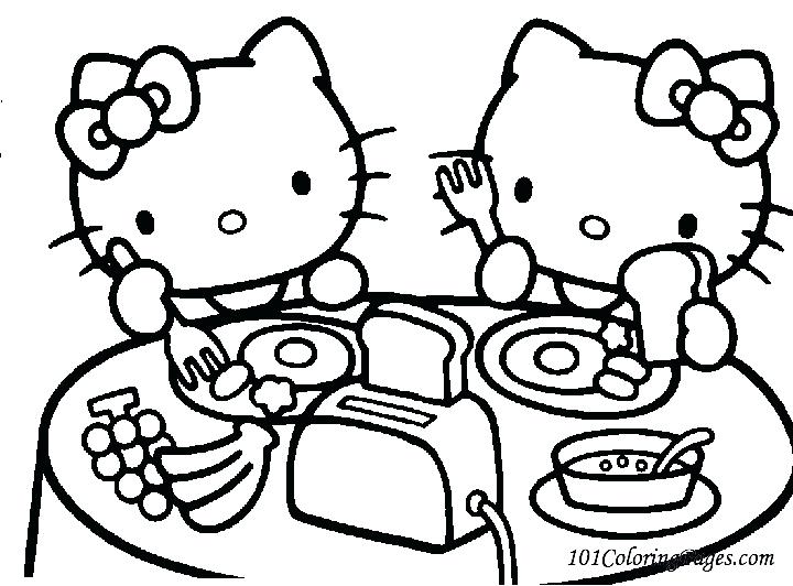 720x532 Hello Kitty Coloring Pages For Kids