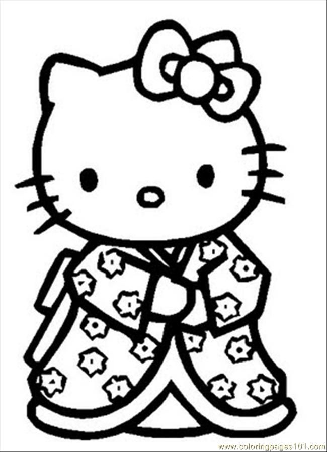 650x899 Hello Kitty Coloring Pages Pdf