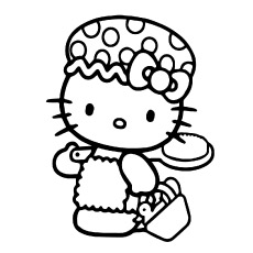 230x230 Top 75 Free Printable Hello Kitty Coloring Pages Online