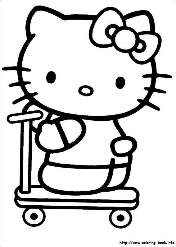Hello Kitty Printable Coloring Pages Hellokittycoloringsheets 567x794 Hello Kitty Printable Coloring Pages Hellokittycoloringsheets