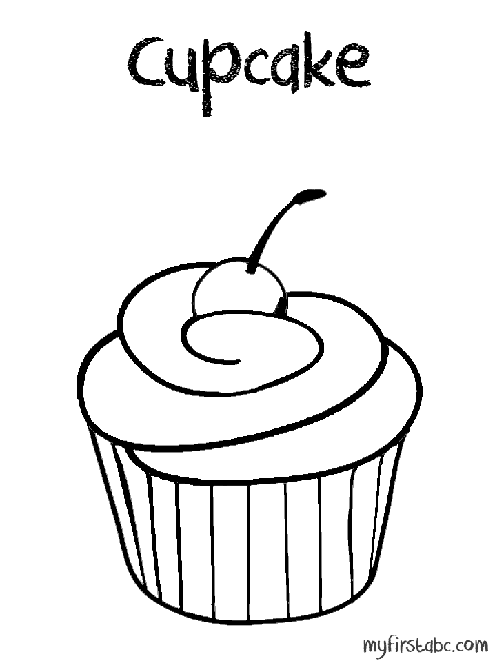 Hello Kitty Cupcake Coloring Pages at GetColorings.com | Free printable ...