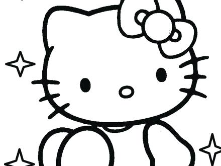 440x330 Hello Kitty Coloring Sheets To Print Free Printable Hello Kitty