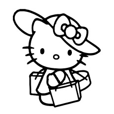 230x230 Top 75 Free Printable Hello Kitty Coloring Pages Online